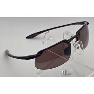 Vintage Maui Jim Kanaha Patent Pending Sunglasses Japan w Case Lens Flaw Bd2